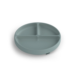 TALLERKEN med inndeling og sugekopp - BLUE