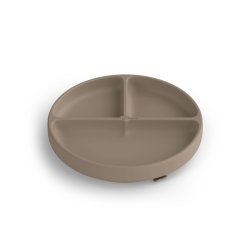 TALLERKEN med inndeling og sugekopp - SAND